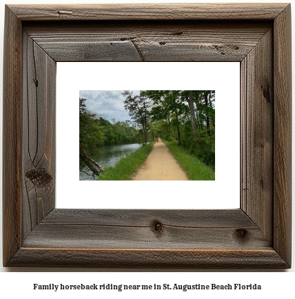 family horseback riding near me in St. Augustine Beach, Florida